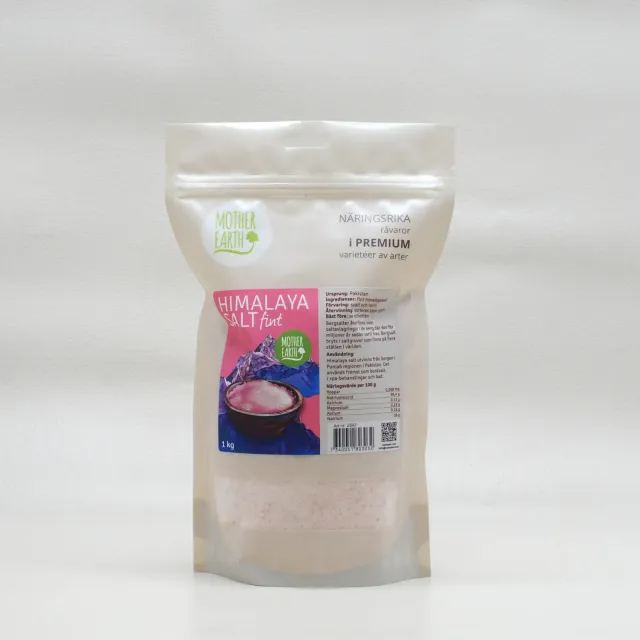 Natessen Himalayasalt fint 1 kg rent uten tilsetning