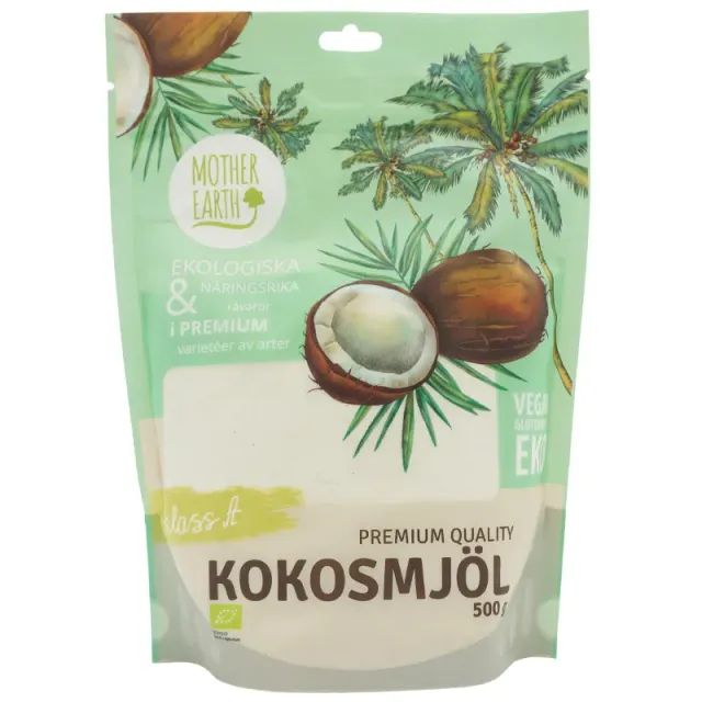 Natessen Mother Earth Kokosmjøl EKO 500 g fiberrik