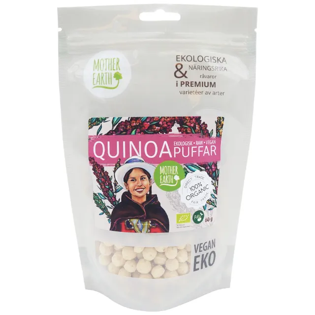 Natessen Mother Earth Quinoapuffar EKO 60 g luftige