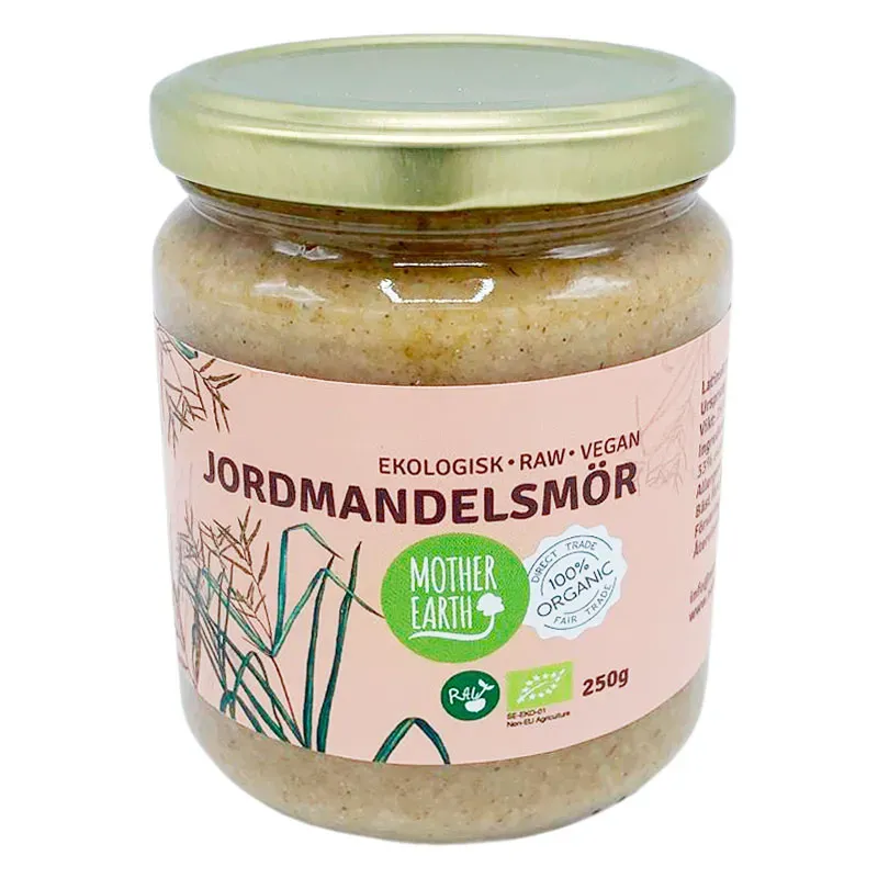 Natessen Premium jordmandelsmør 250 g rå økologisk