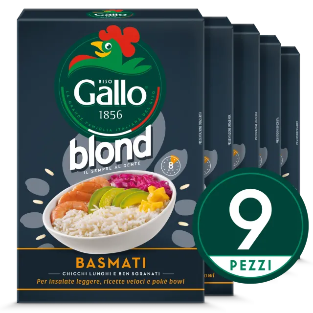 Riso Gallo Blond Basmati parboiled duftris