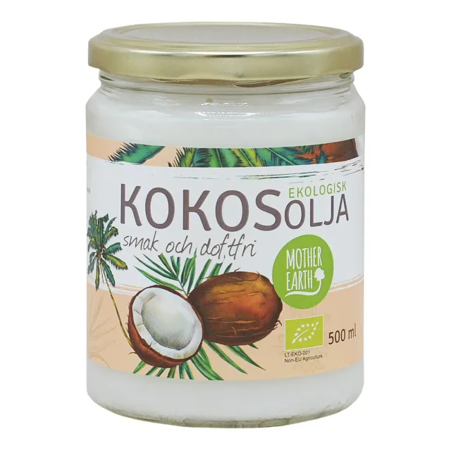 Natessen Mother Earth Kokosolje smakfri EKO 500 ml
