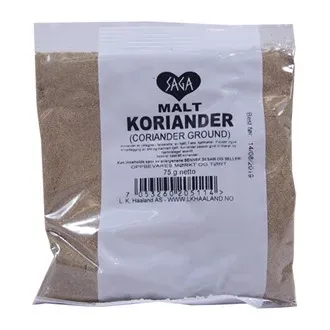 Saga Koriander malt krydder 50 g mild