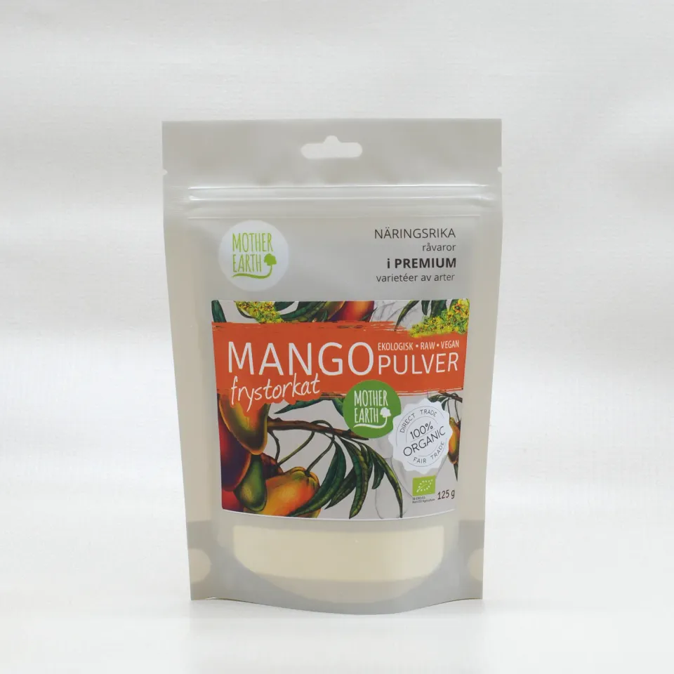 Natessen Mother Earth mangopulver 125 g frysetørket søt