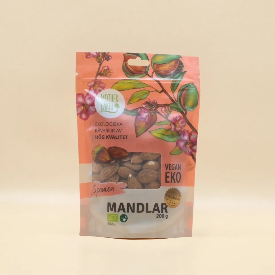 Natessen Mother Earth Premium mandler 200g rå økologisk