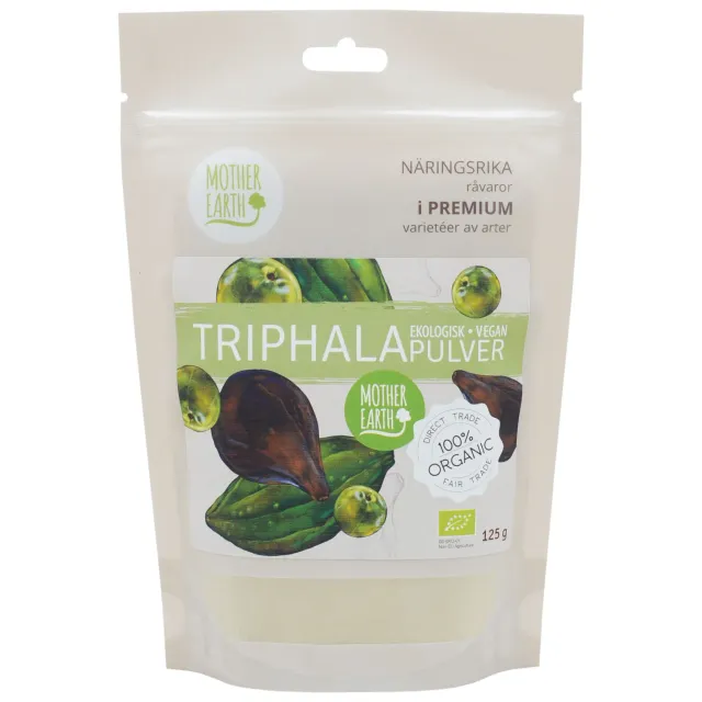 Natessen Mother Earth triphala pulver 125 g øko mild