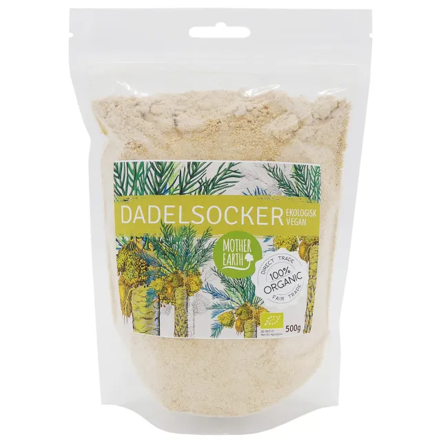 Natessen Mother Earth Dadelsocker EKO dadelsukker 500g mild