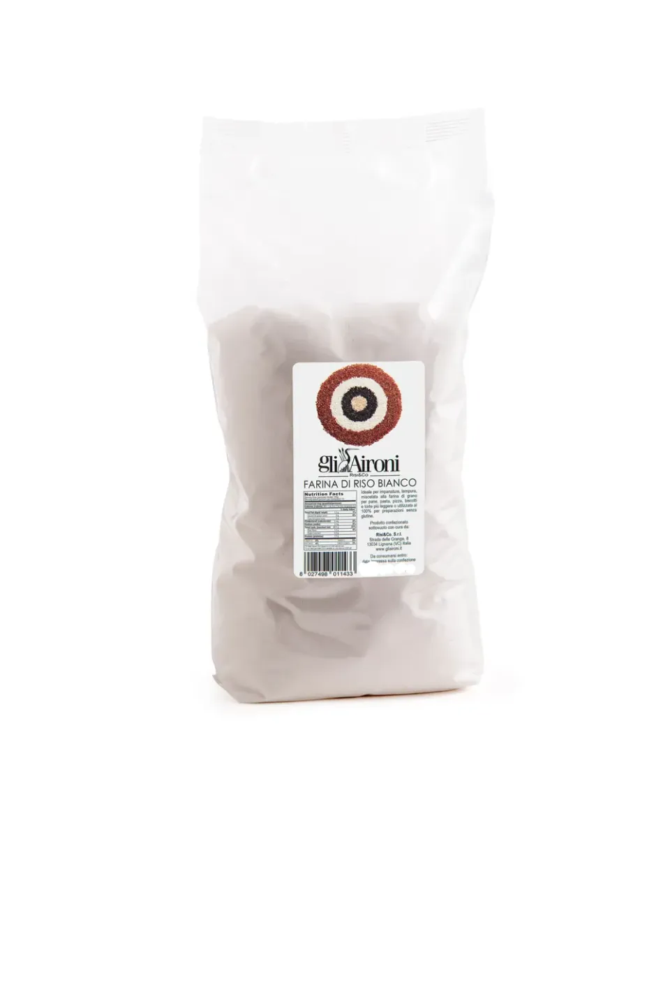 Gli Aironi Bianco rismel 1 kg glutenfri