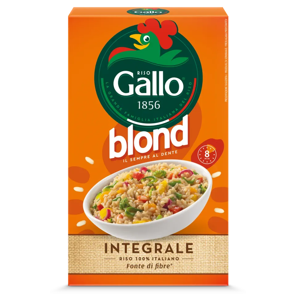 Riso Gallo Blond Integrale fullkornsris 500 g fiberrik