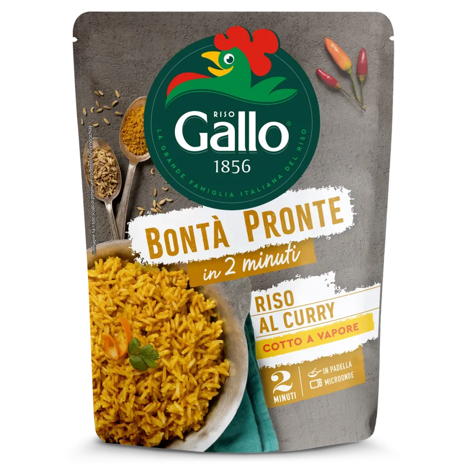 Riso Gallo Bontà Pronte Riso al Curry ris 250 g