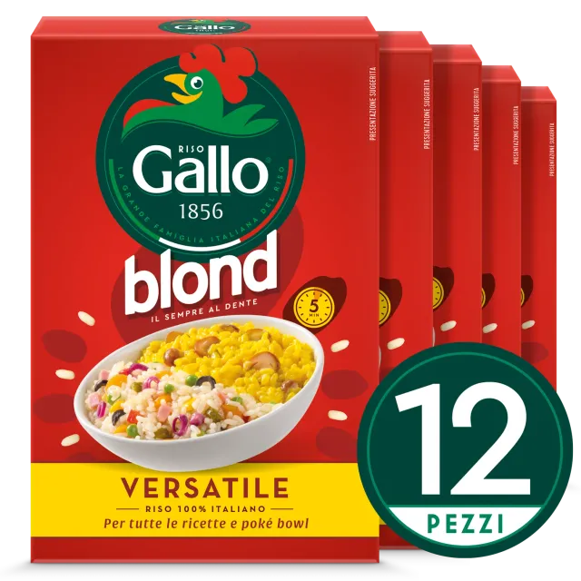 Riso Gallo Blond Versatile 5 Minuti ris parboiled