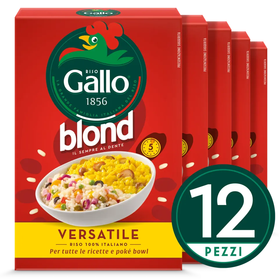 Riso Gallo Blond Versatile 5 Minuti ris parboiled