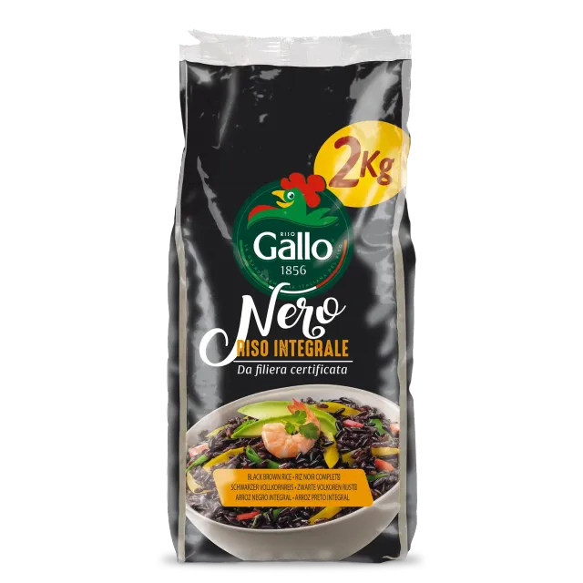 Riso Gallo Nero Integrale Parboiled svart ris fullkorn