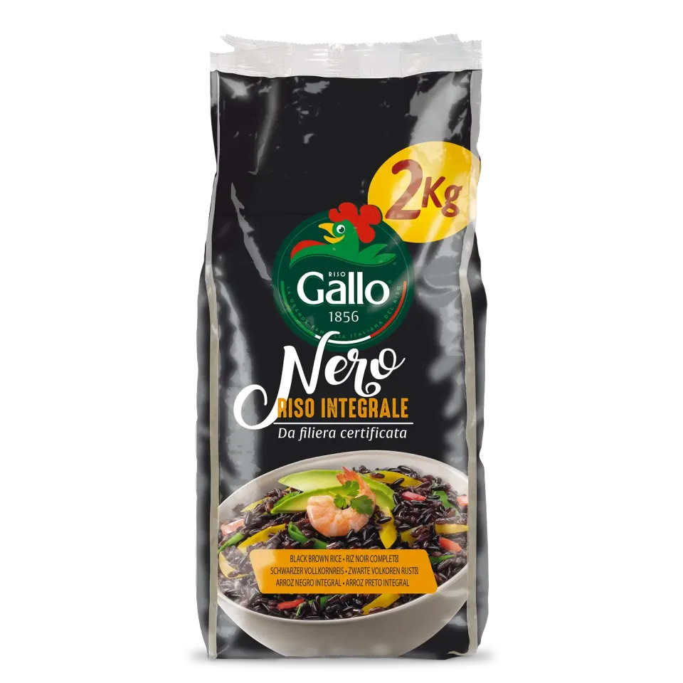 Riso Gallo Nero Integrale Parboiled svart ris fullkorn