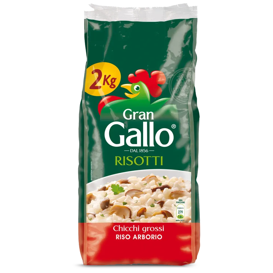 Riso Gallo Arborio risottoris 2 kg fyldig