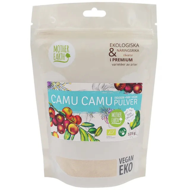 Natessen Mother Earth camu camu pulver 125 g rå C-vitamin