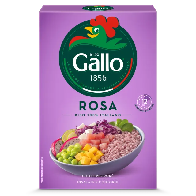Riso Gallo Riso Rosa fullkornsris naturlig rosa