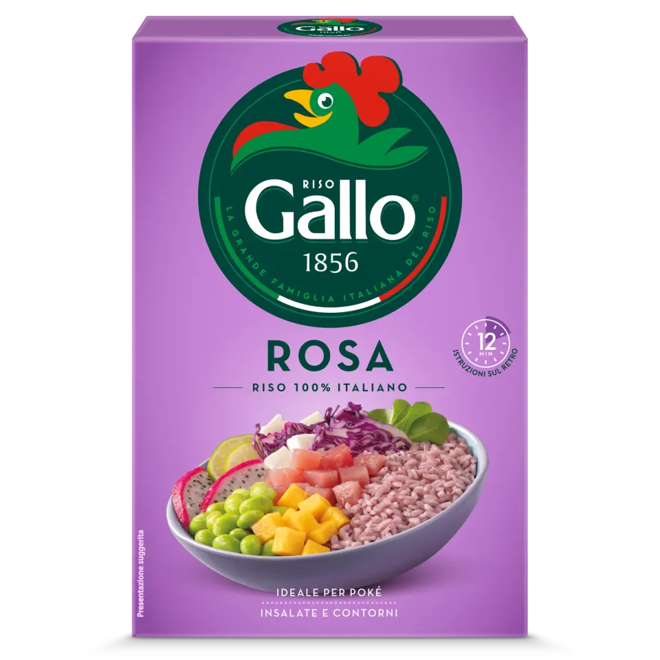 Riso Gallo Riso Rosa fullkornsris naturlig rosa
