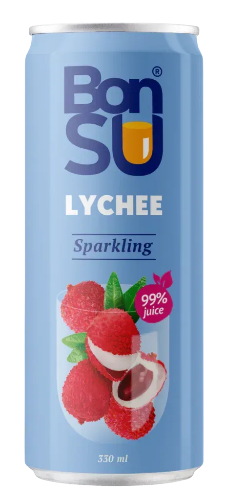 Bonsu Lychee Sparkling 24x330 ml litchi