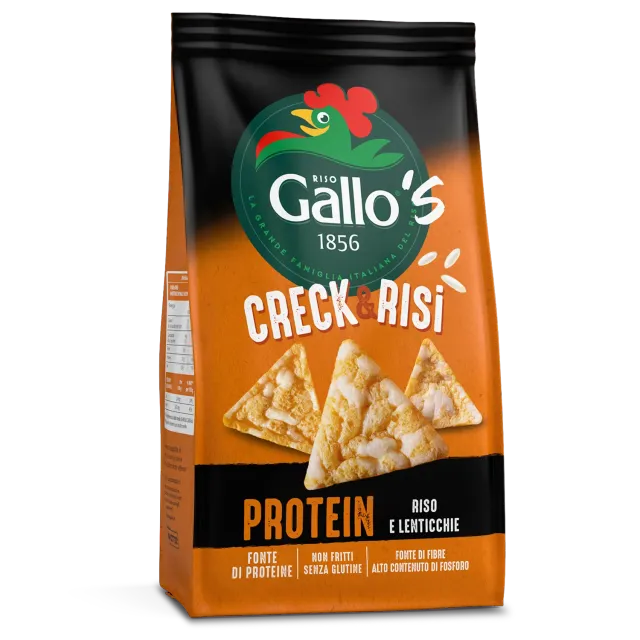 Riso Gallo Creck&Risi Protein riso e lenticchie riskaker vegansk
