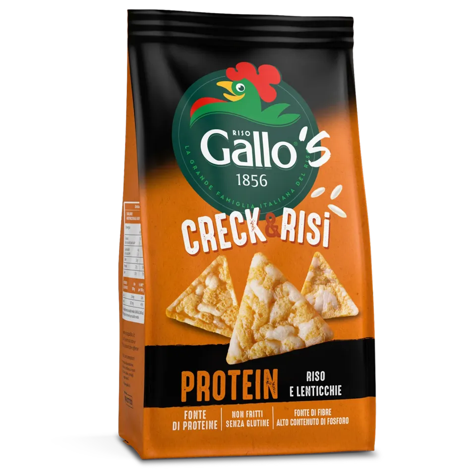 Riso Gallo Creck&Risi Protein riso e lenticchie riskaker vegansk