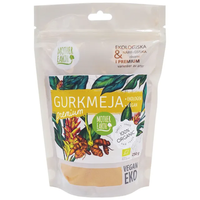 Natessen Mother Earth Premium gurkemeie EKO 250g høy curcumin