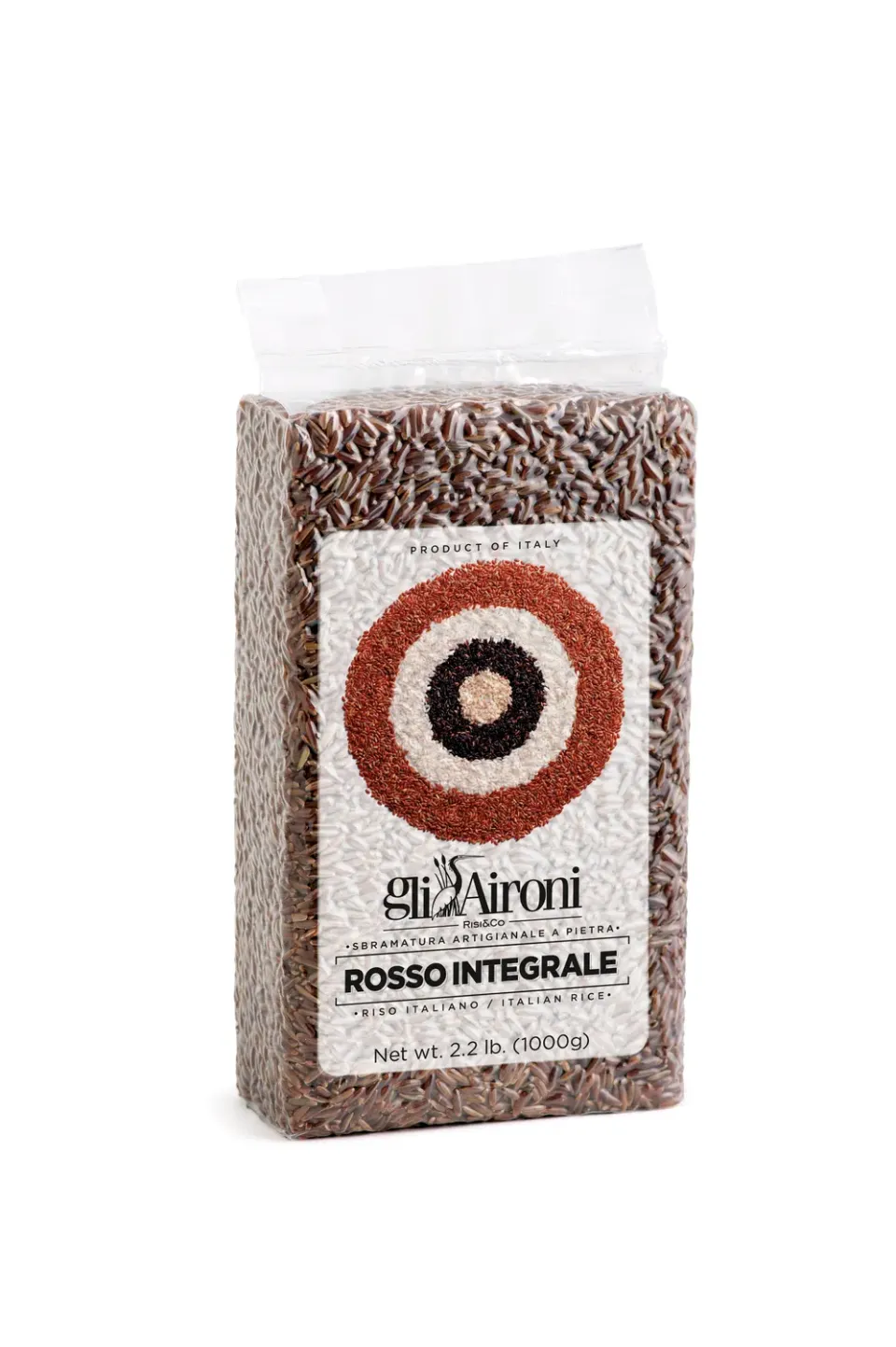 Gli Aironi Rosso Integrale rød ris 500 g fullkorn