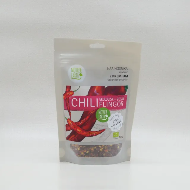 Natessen Mother Earth Chiliflak Rød 150 g sterk