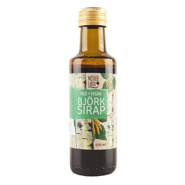 Natessen Mother Earth Bjørkesirap Vild 100 ml mørk