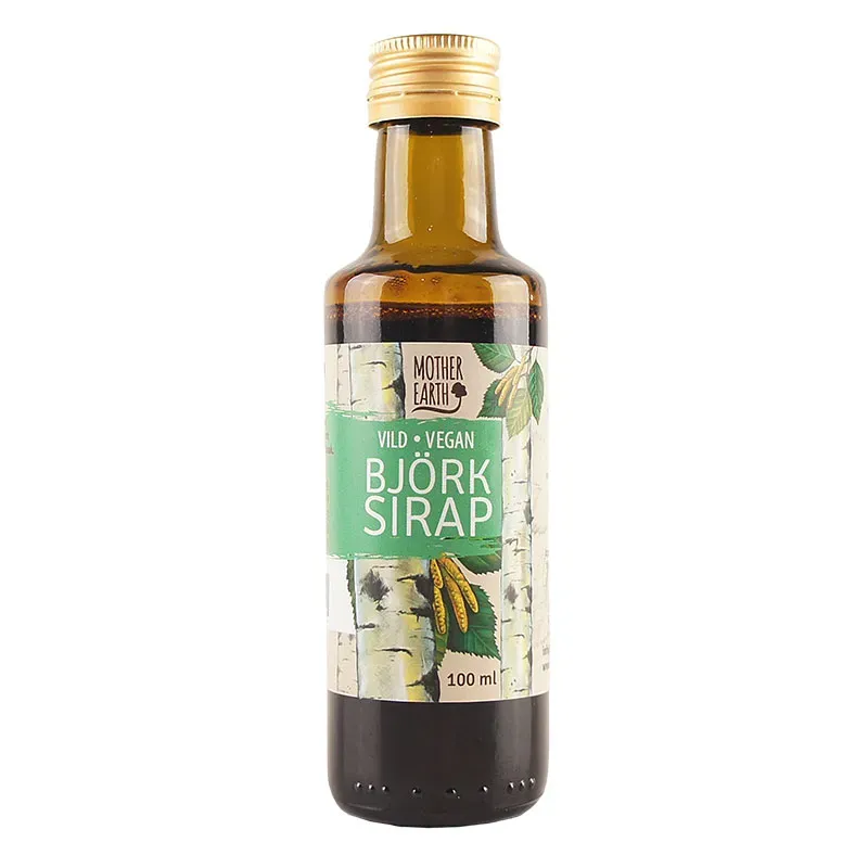 Natessen Mother Earth Bjørkesirap Vild 100 ml mørk