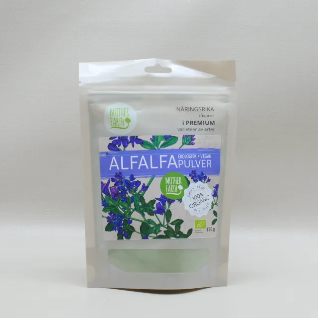 Natessen Mother Earth Alfalfapulver EKO pulver 150 g mild