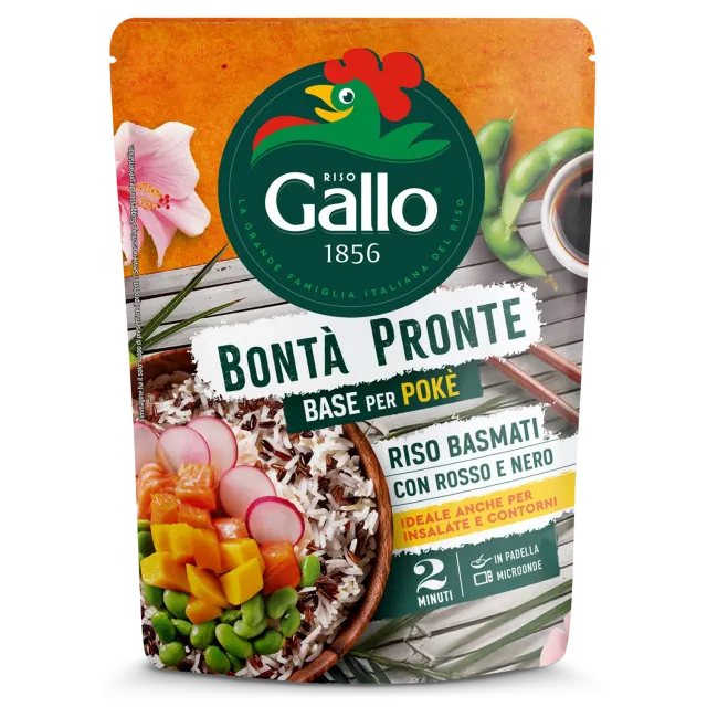 Riso Gallo basmatiris miks ferdig 220 g 2 min
