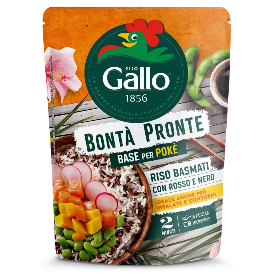 Riso Gallo basmatiris miks ferdig 220 g 2 min