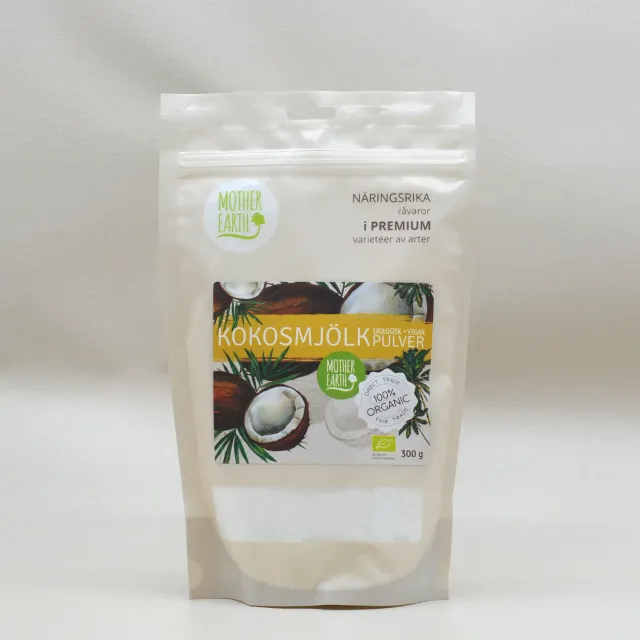 Natessen Mother Earth kokosmelk pulver 300 g økologisk