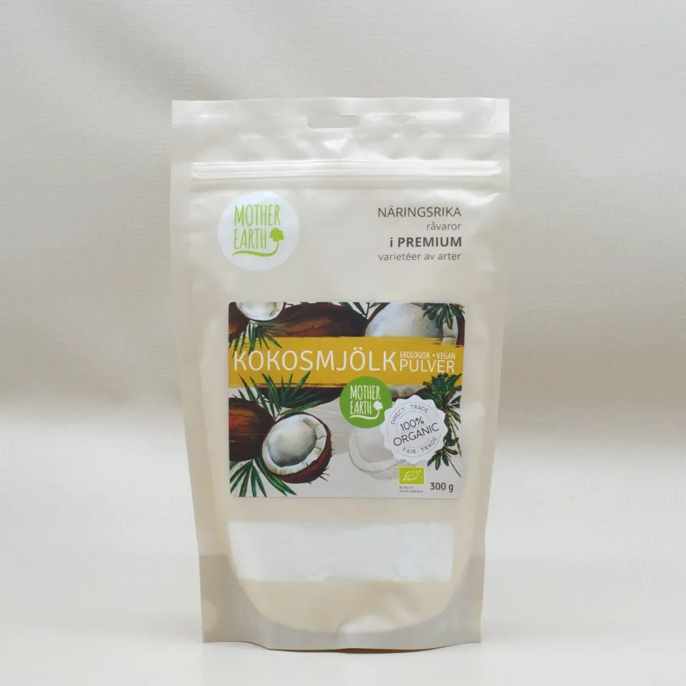 Natessen Mother Earth kokosmelk pulver 300 g økologisk