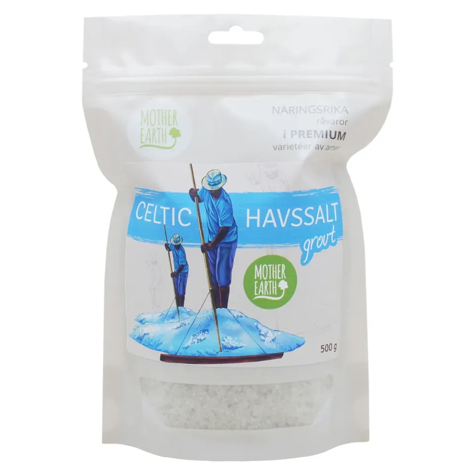 Mother Earth Celtic havsalt grovt 500g mineralsk
