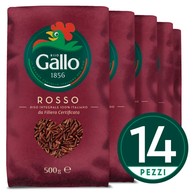 Riso Gallo Rosso integrert rød ris nøtteaktig