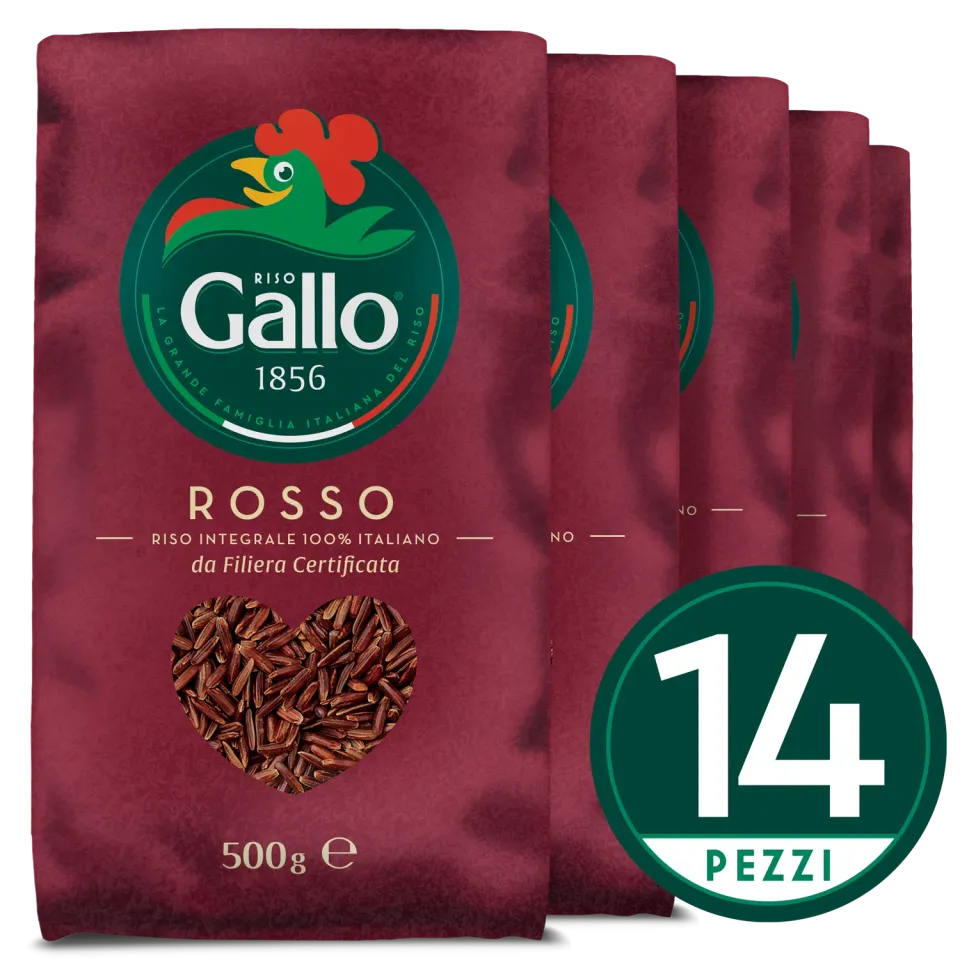 Riso Gallo Rosso integrert rød ris nøtteaktig