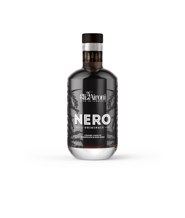 Gli Aironi Nero sake fermentert ris 20 cl italiensk