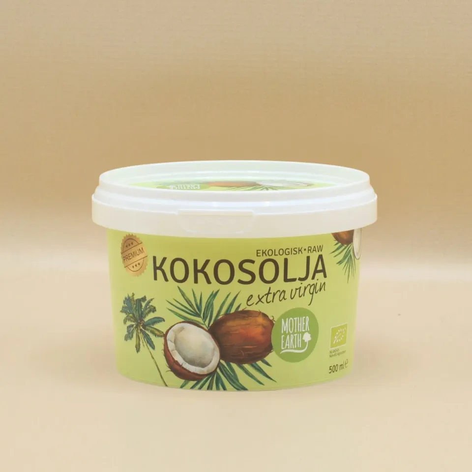 Natessen Mother Earth kokosolje extra virgin 500 ml kaldpresset