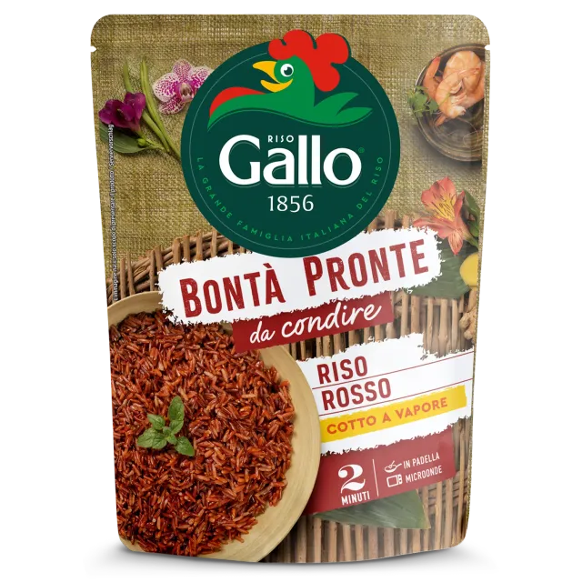 Riso Gallo Bontà Pronte Riso Rosso ferdigris 220 g 2 min