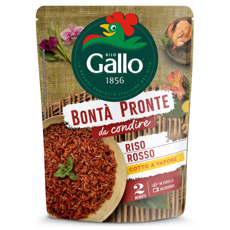 Riso Gallo Bontà Pronte Riso Rosso ferdigris 220 g 2 min
