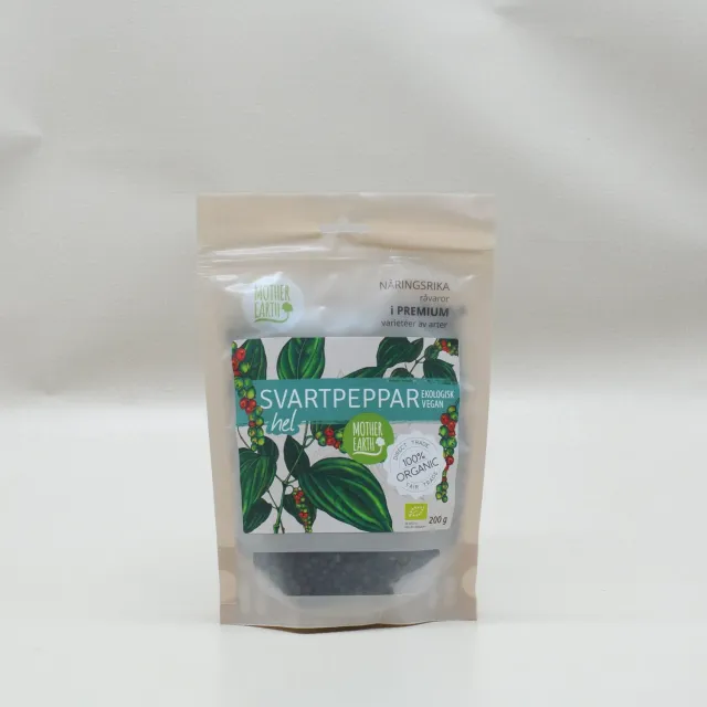 Natessen Mother Earth Hel svart pepper øko 200 g