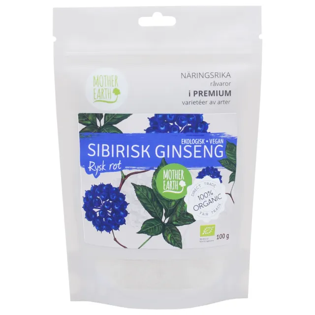 Mother Earth rysk rotpulver 100g økologisk råtørket