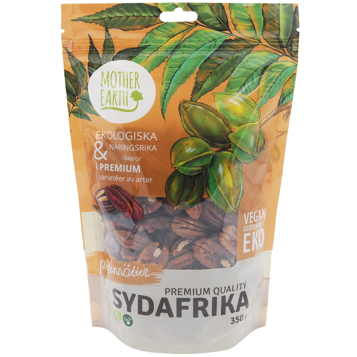 Natessen Mother Earth Pekannøtter Premium RAW 350g