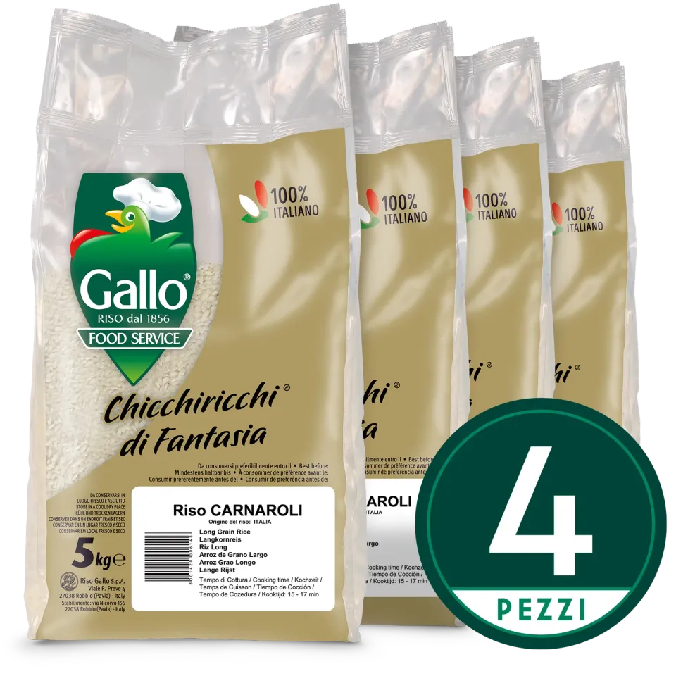 Riso Gallo Carnaroli risottoris 20 kg kremet