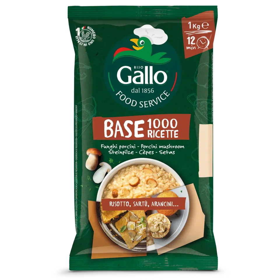 Riso Gallo Base 1000 Ricette Riso ai Porcini risotto steinsopp