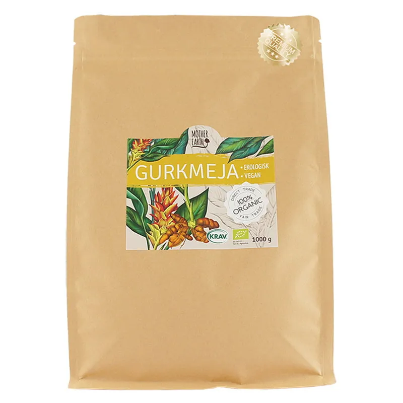 Natessen Mother Earth Premium gurkemeiepulver 1 kg økologisk