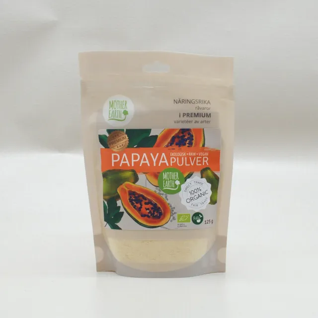 Natessen Mother Earth papayapulver raw 125 g øko