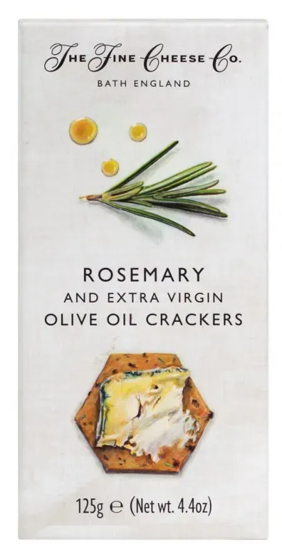 Skjæveland Gardsutsalg Fine Cheese Crackers rosmarin kjeks 125 g